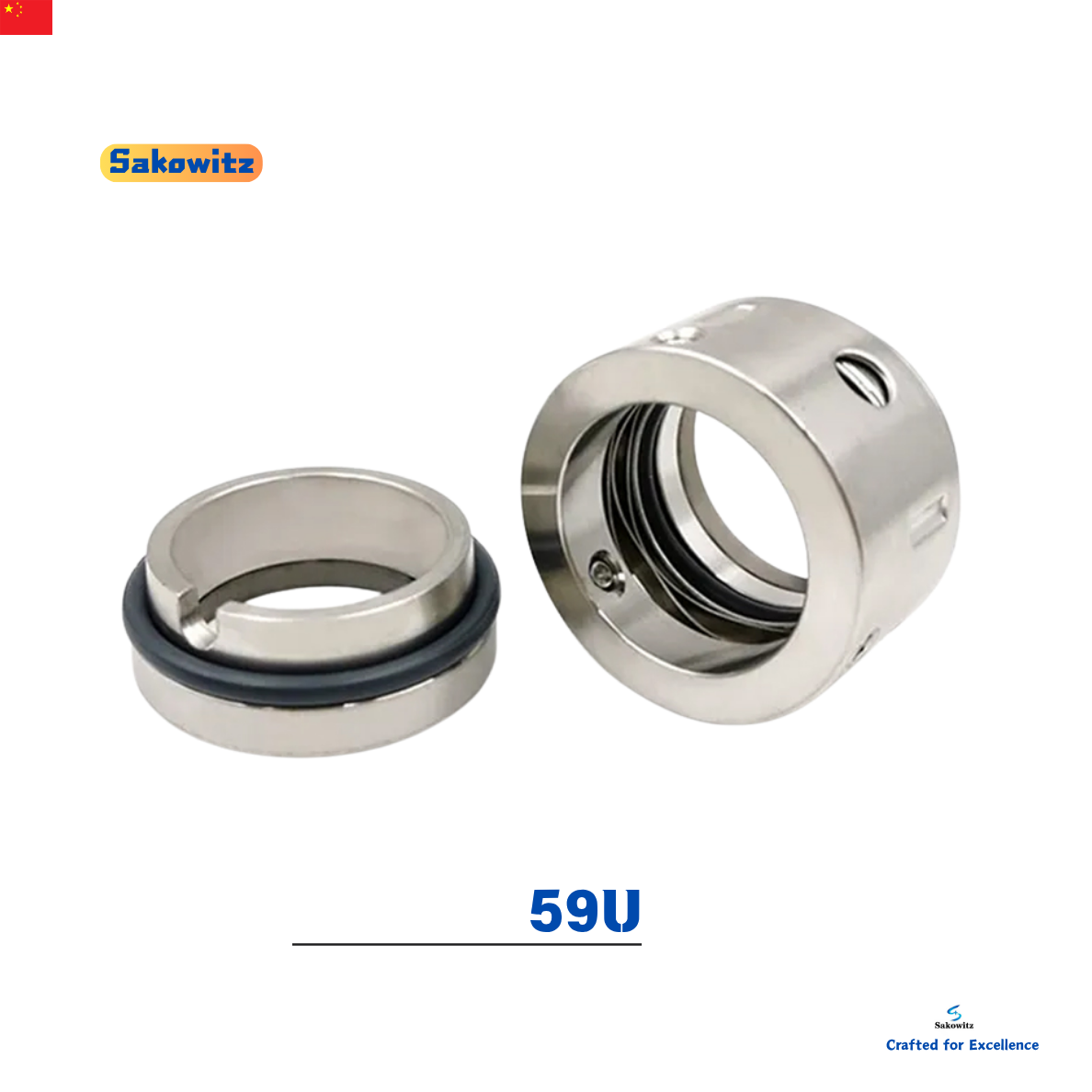 58U mechanical seal for pumps and mixers