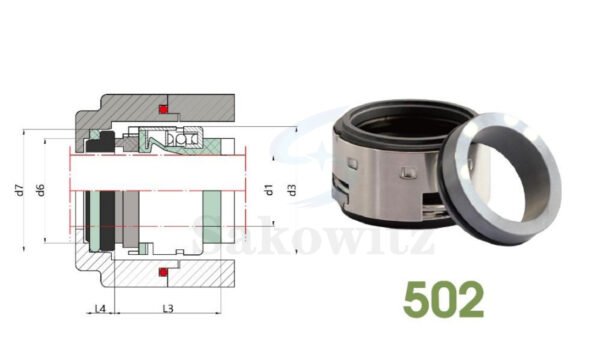502 Mechanical Seal – For chemical pumps
