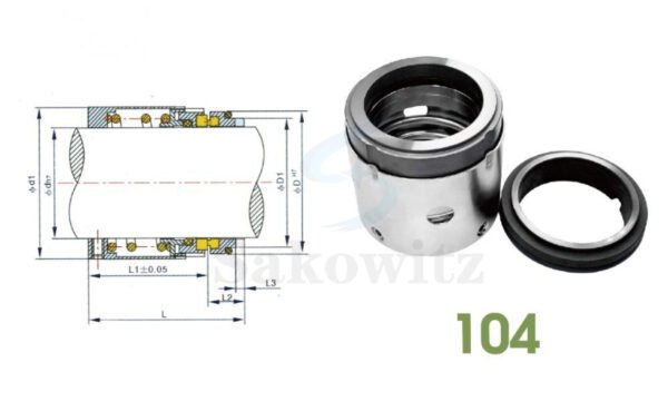 104 Mechanical Seal – For chemical and sewage pumps