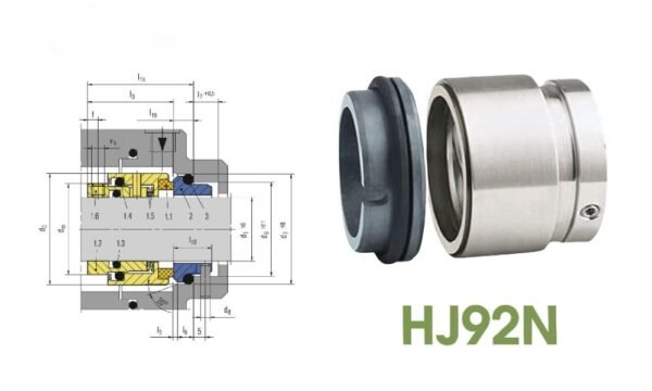 HJ92N Mechanical Seal for Paper-making Equipment and other Industrial Pumps