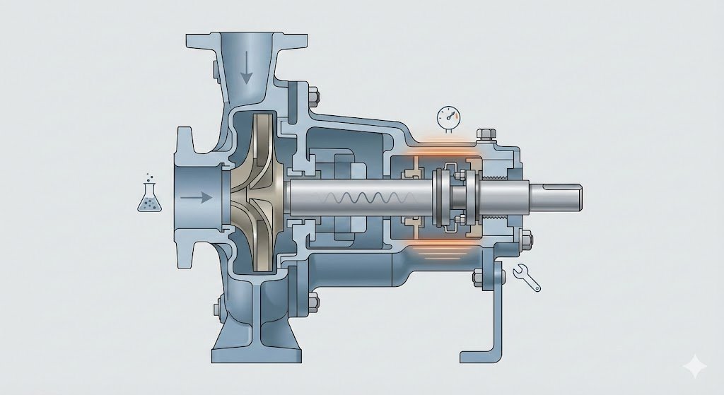 Factors affecting mechanical seal service life in industrial pumps 
