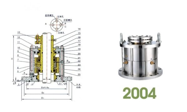 2004 Mechanical Seal for Vertical Type Agitation Equipment