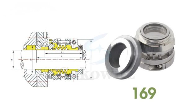 169 Mechanical Seal – For corrosion and clean water pumps