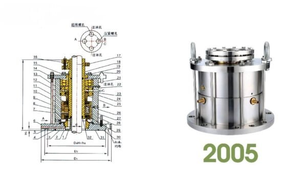 2005 Mechanical Seal for Vertical Type Agitation Equipment