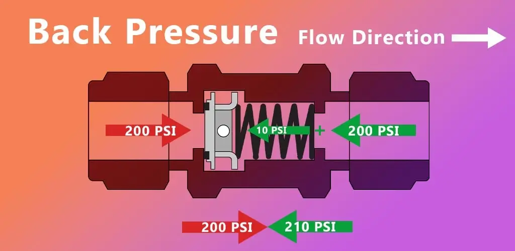Check Valves Back Pressure