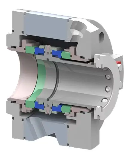 Face-to-face double seals