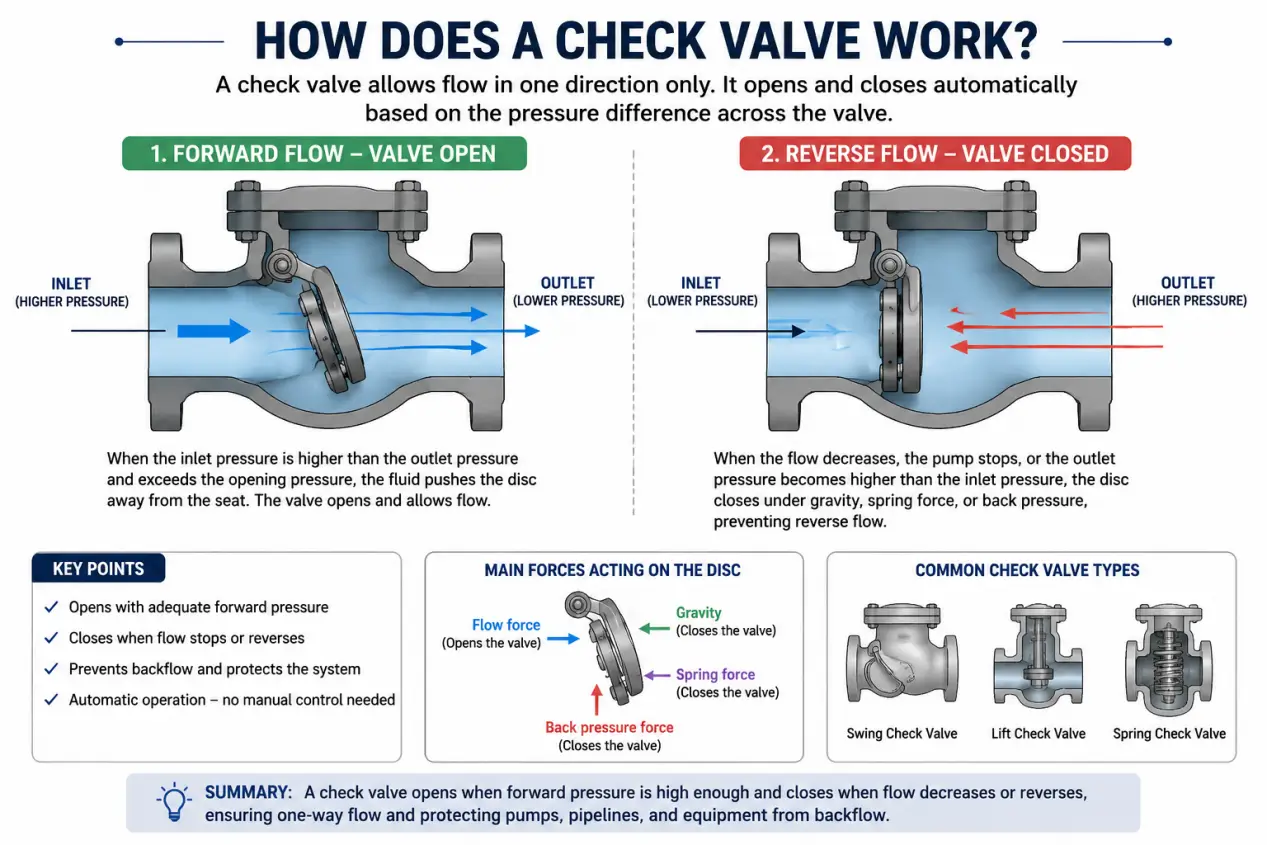 How Does a Check Valve Work