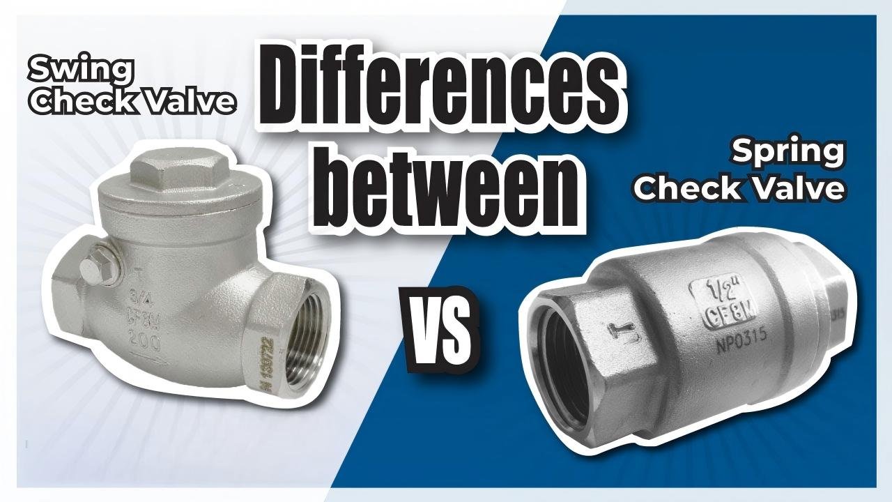 Swing vs Spring Check Valvess