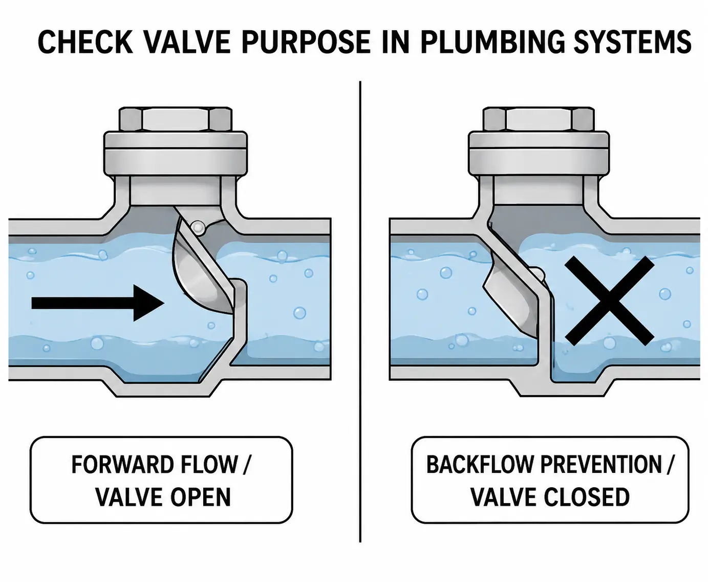 What Does a Check Valve Do in a Plumbing System