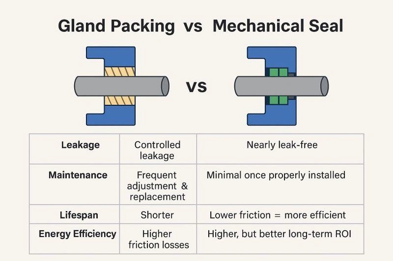 Why Mechanical Seals Are Used Instead of Packing