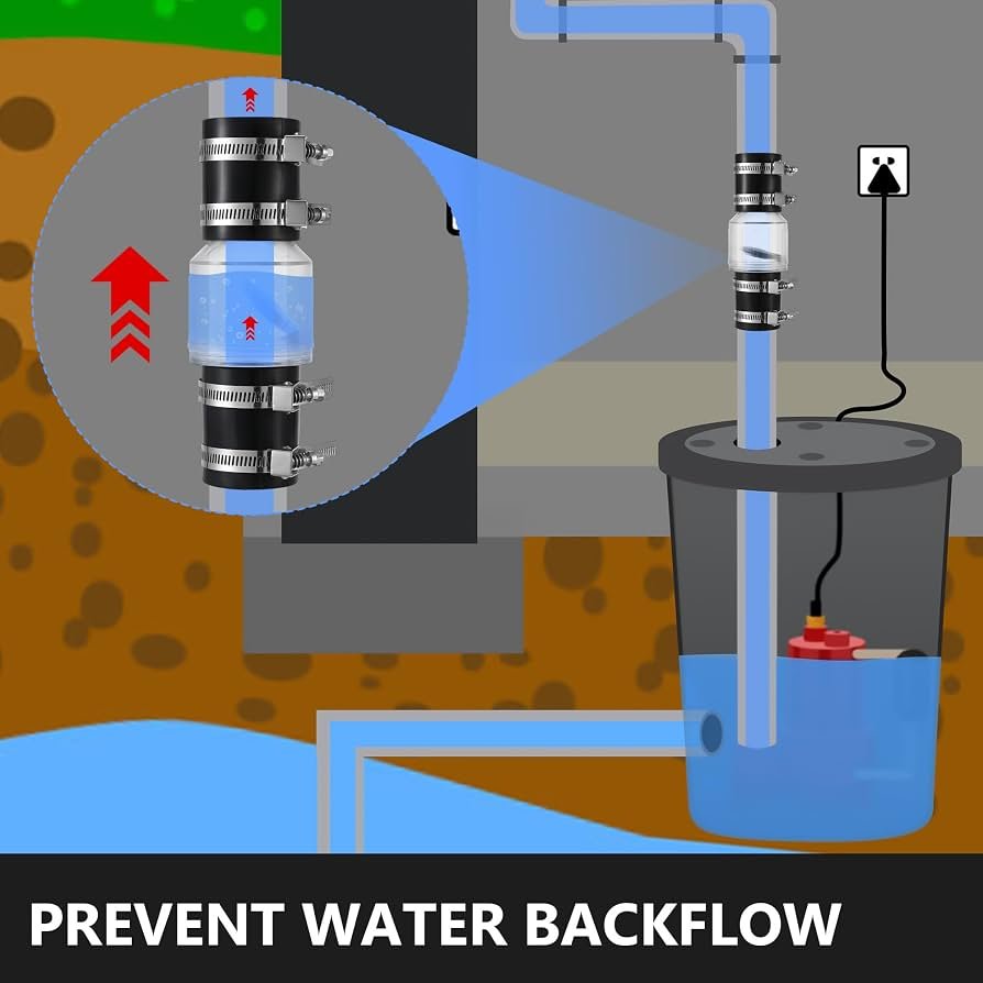 check valve for sump pump