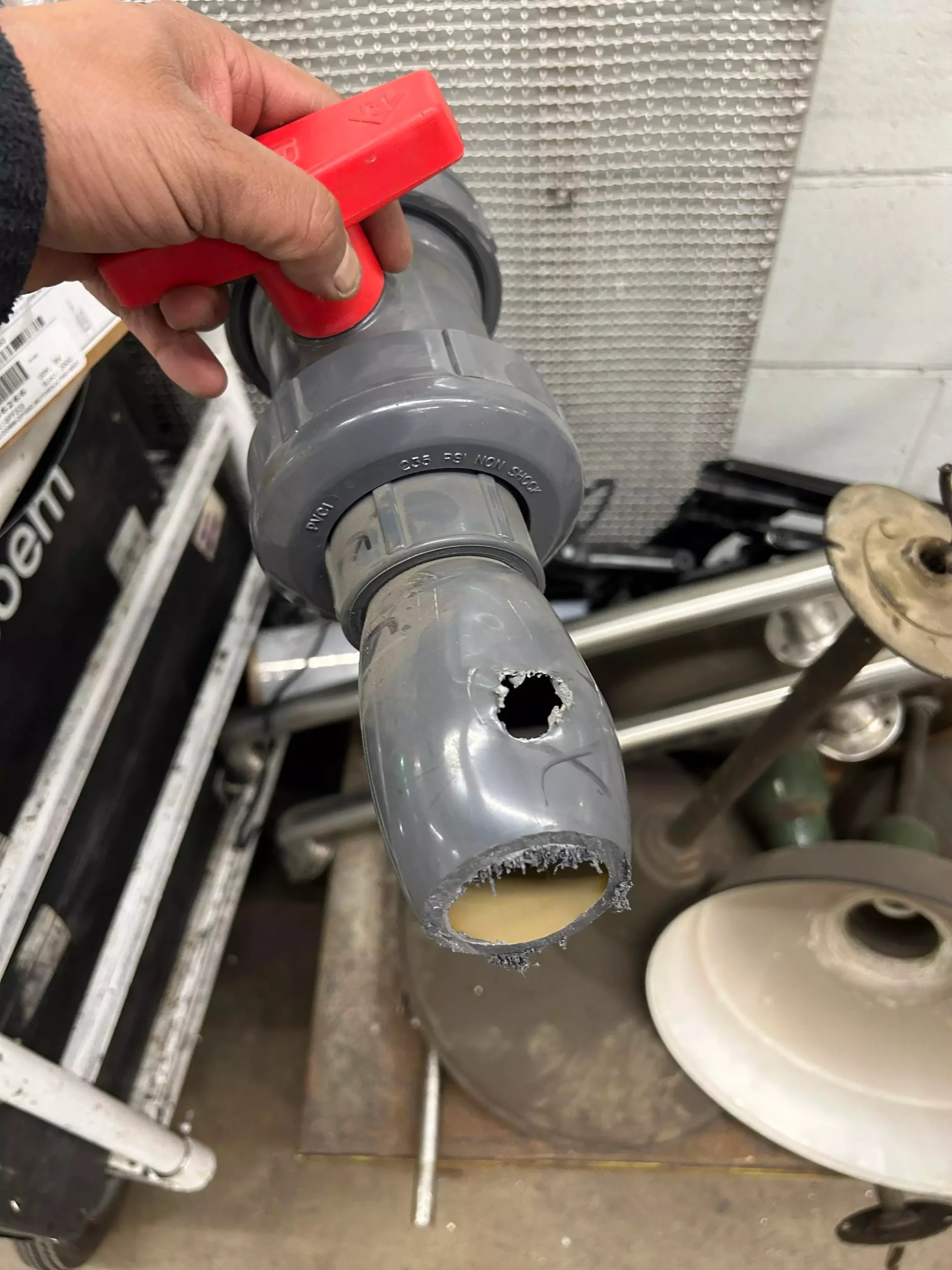 check valve leaking