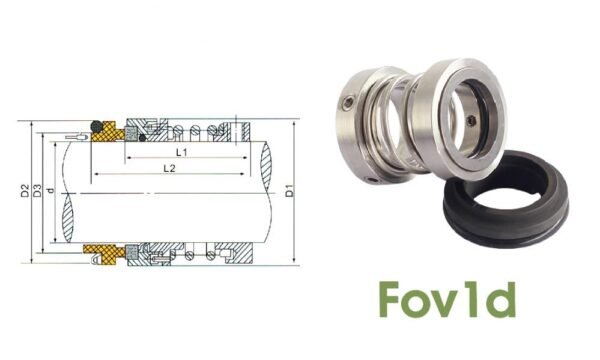 Fov1d Mechanical Seal is single end face, large spring, unbalanced structure mechanical seal.