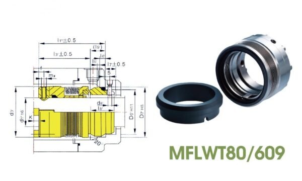 XDBWT, MFLWT80/609 Metal Bellow Mechanical Seal