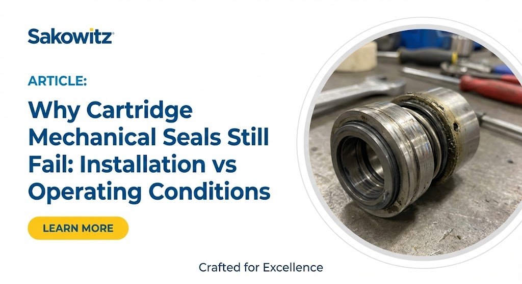 Cartridge mechanical seal failure analysis showing installation and operating condition factors