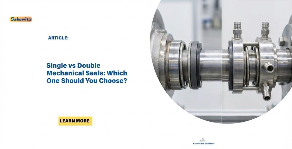 Comparison of single and double mechanical seals in industrial pump applications
